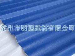 常州PVC防腐塑鋼瓦 廠家批發紅泥浪板瓦